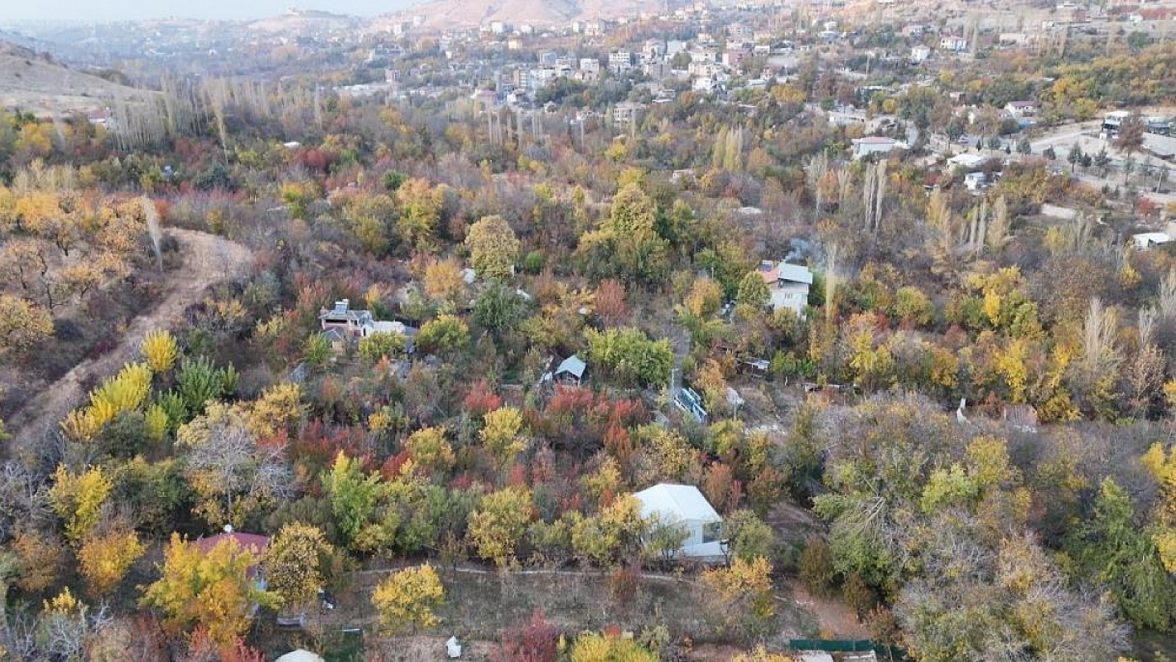 Malatya'da sonbahar tüm güzelliğiyle görsel şölene dönüştü