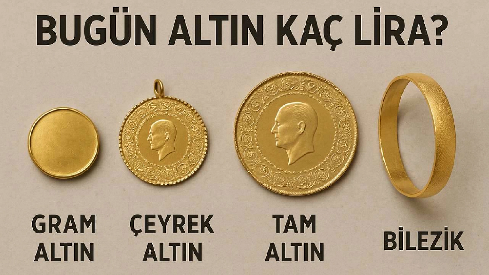 Gram, Çeyrek, Yarım Altın Ne Kadar Oldu? Malatya'da Son Durum
