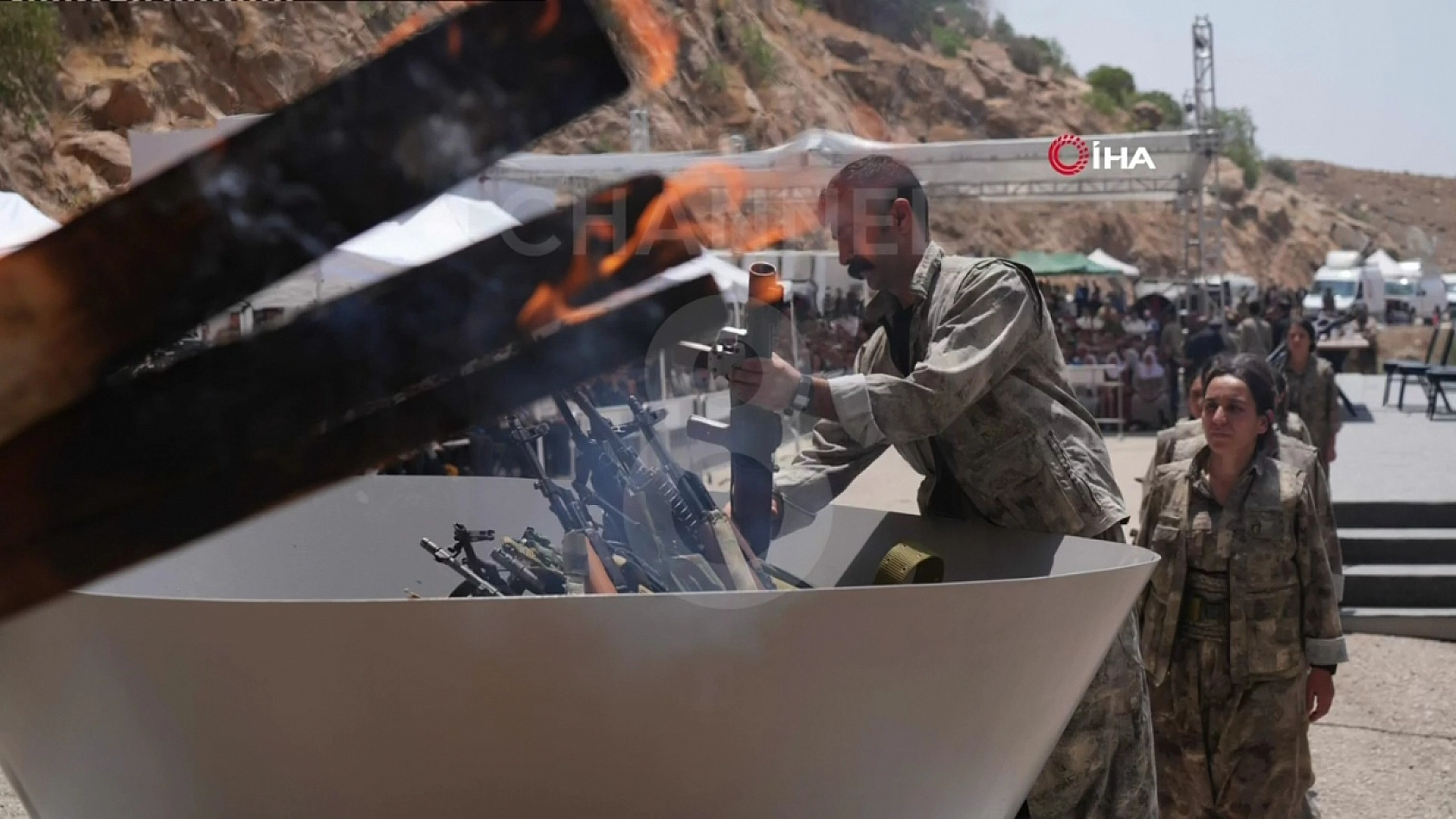 PKK silah bıraktı: İmha anlarına ait ilk görüntüler yayınlandı