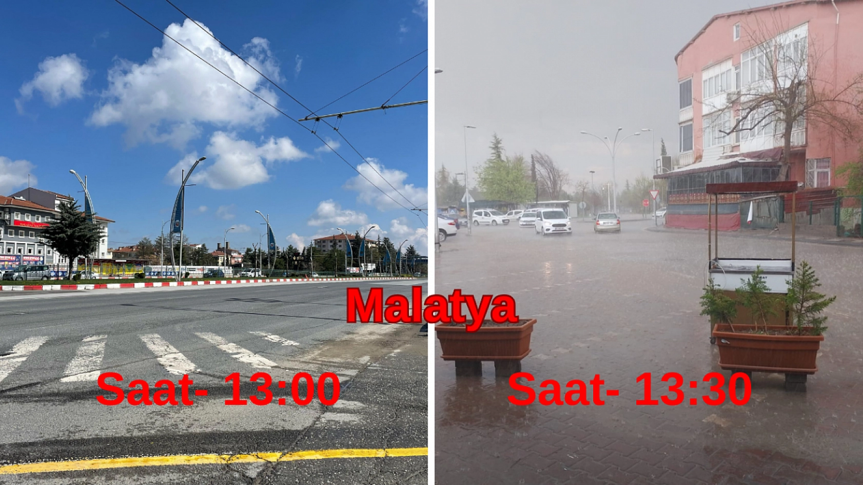 Kemal Sunal'ın repliği Malatya'da gerçek oldu: 'Yarım saate kalmaz yağar'