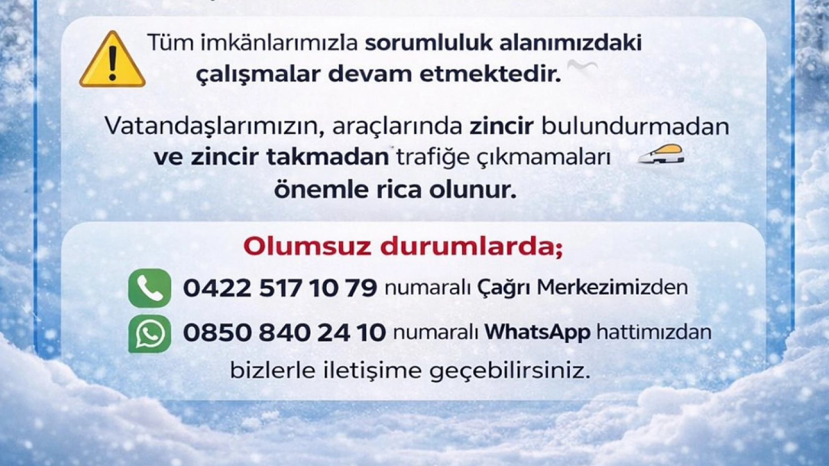 Başkan Bayram'dan Vatandaşa Çağrı: Olumsuzlukta WhatsApp'tan Ulaşın!