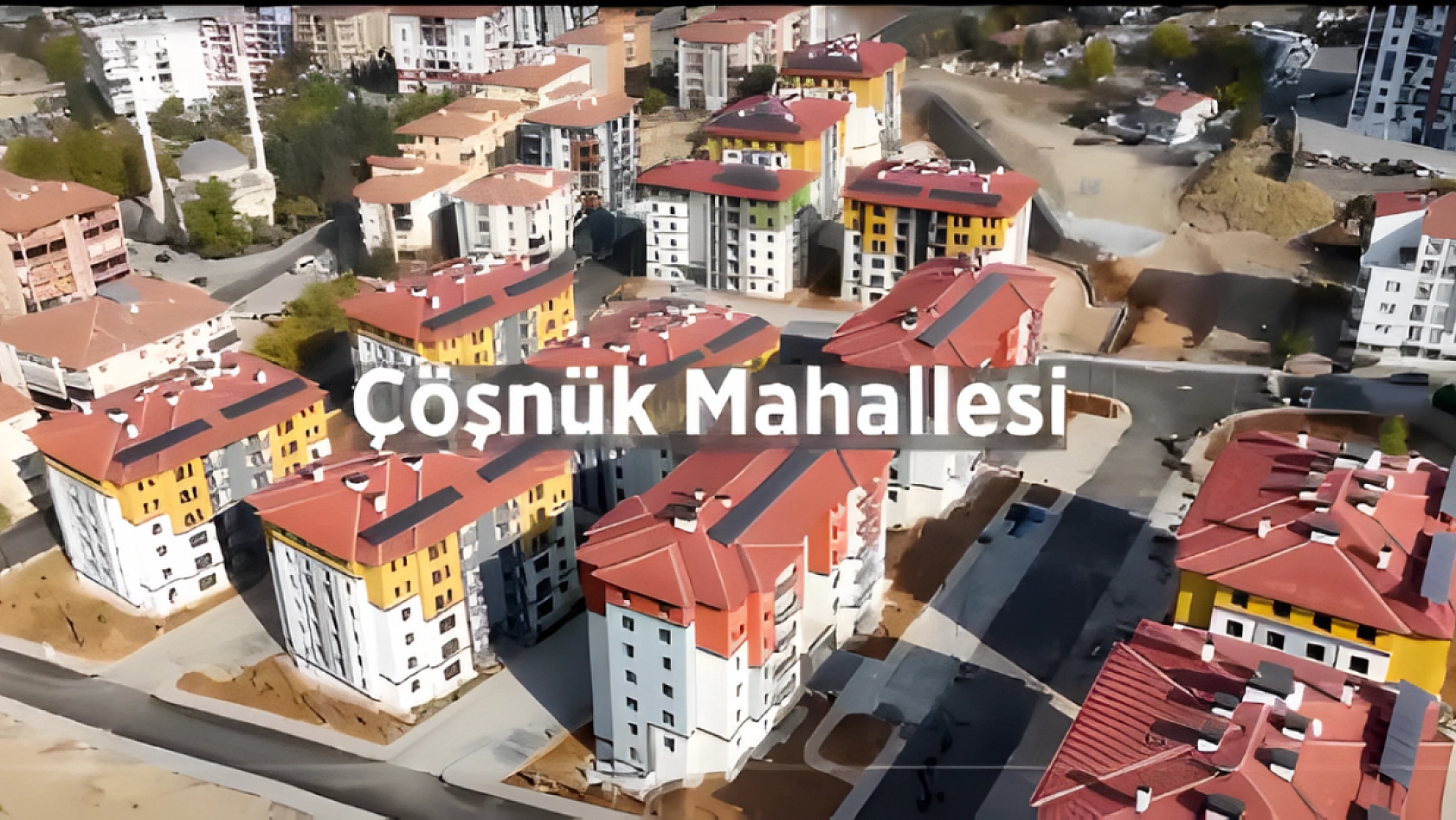 Malatya'da 1 yılda tamamlandı! Mahallenin en son hali paylaşıldı!