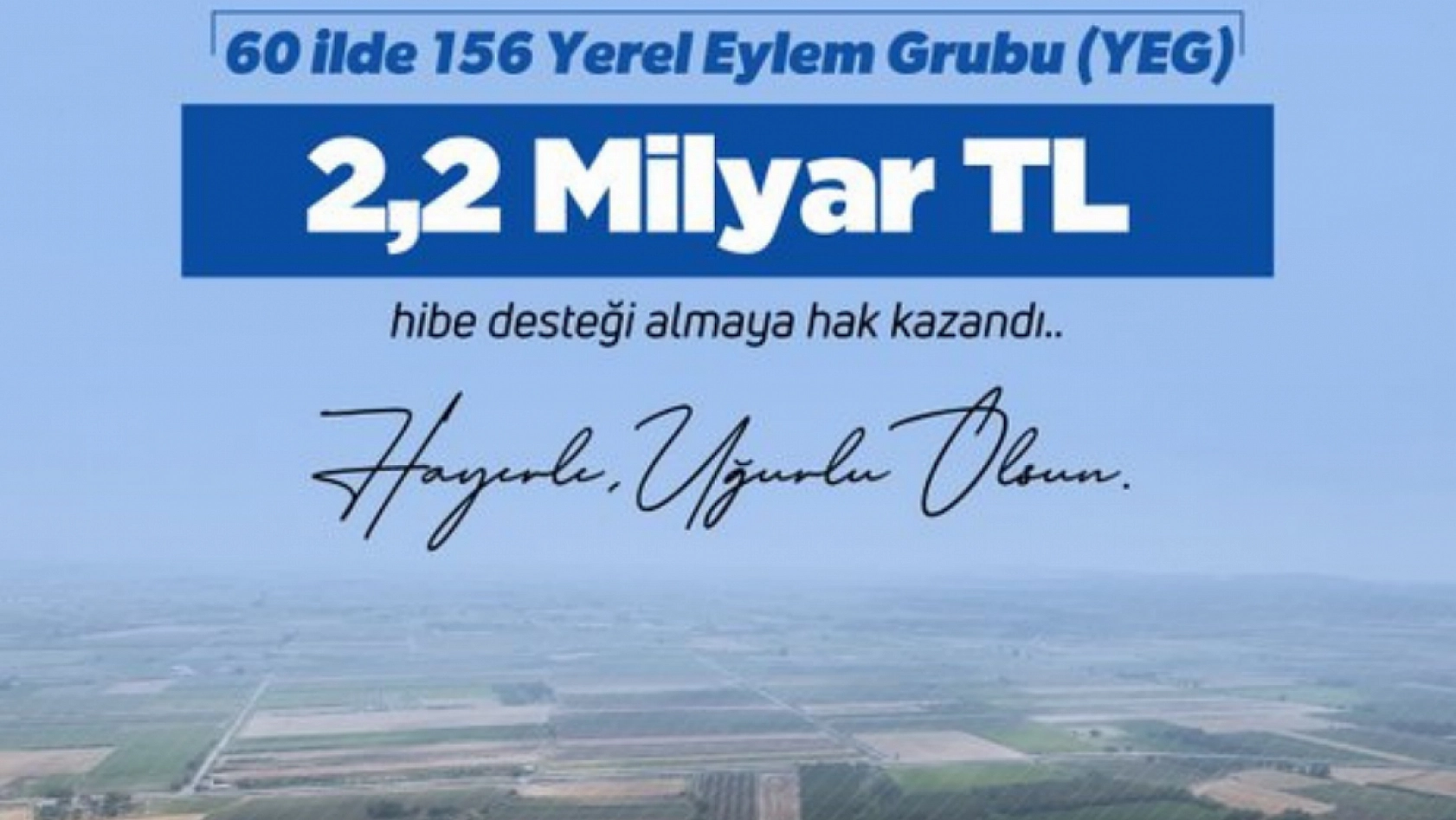 Bakan Açıkladı! Başvuruların tamamı kabul edildi: 2,2 Milyar TL'lik hibe sağlanacak