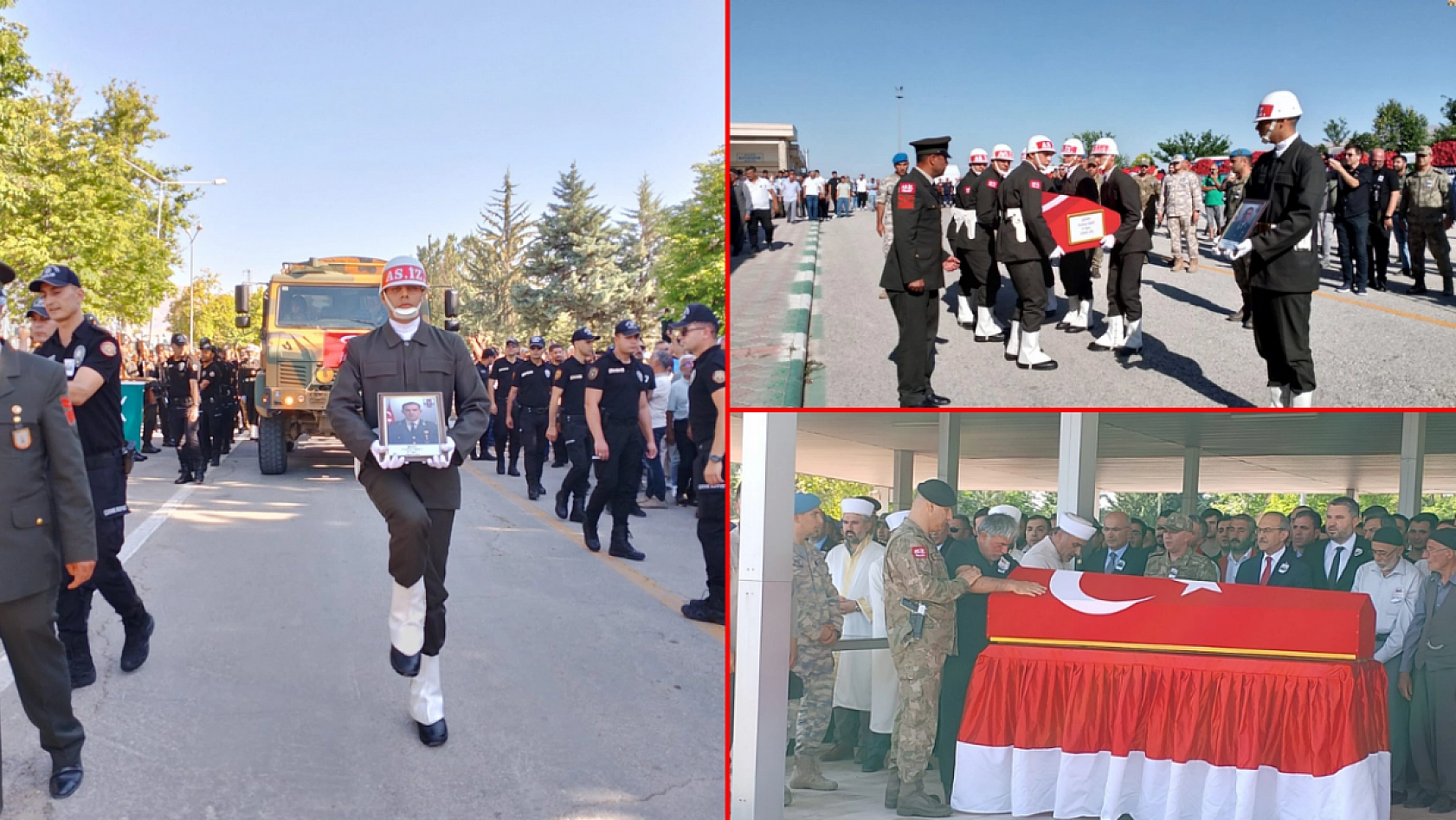 Malatya'da binlerce kişi şehidini uğurladı