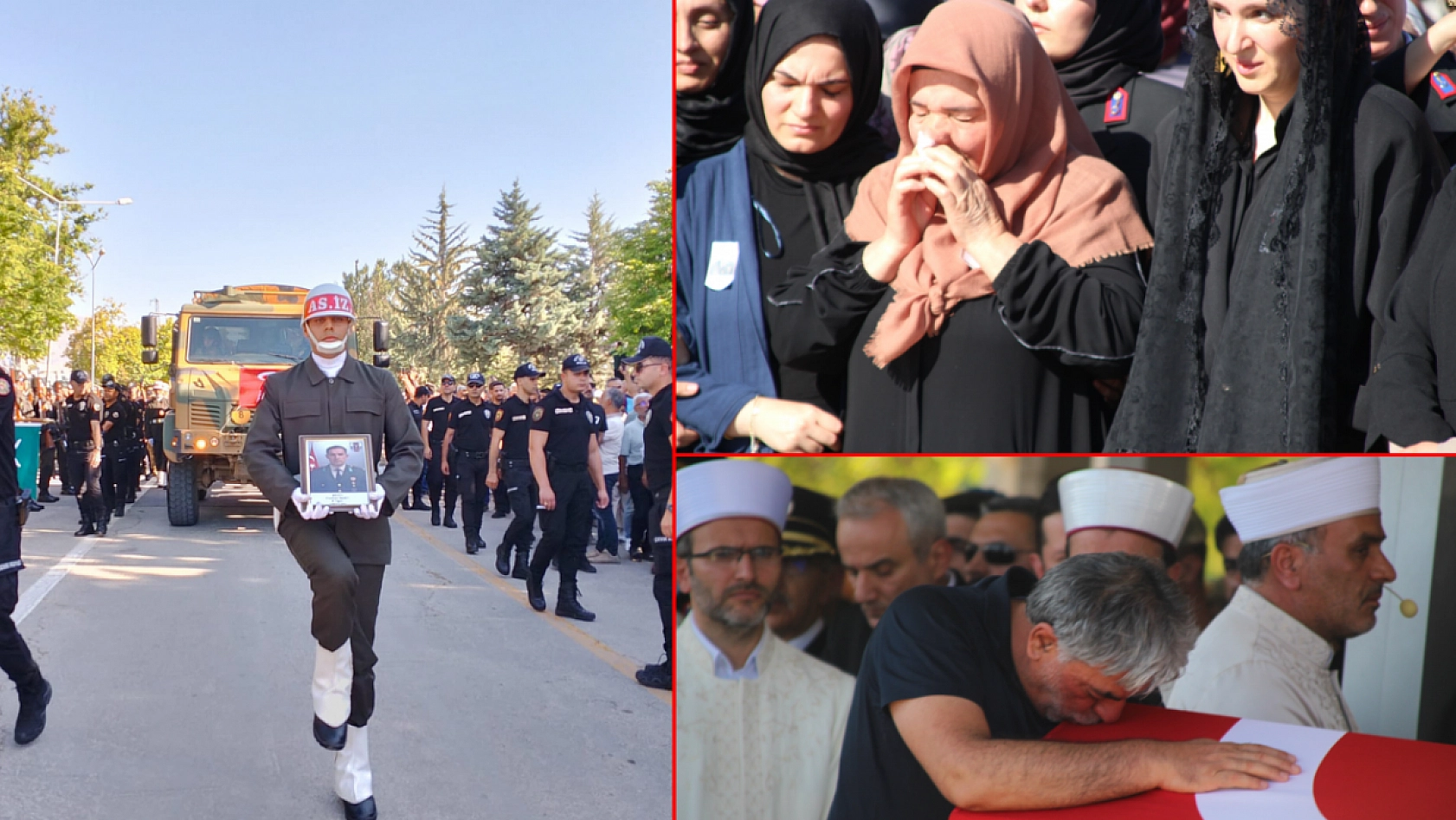 Malatya'da binlerce kişi şehidini uğurladı