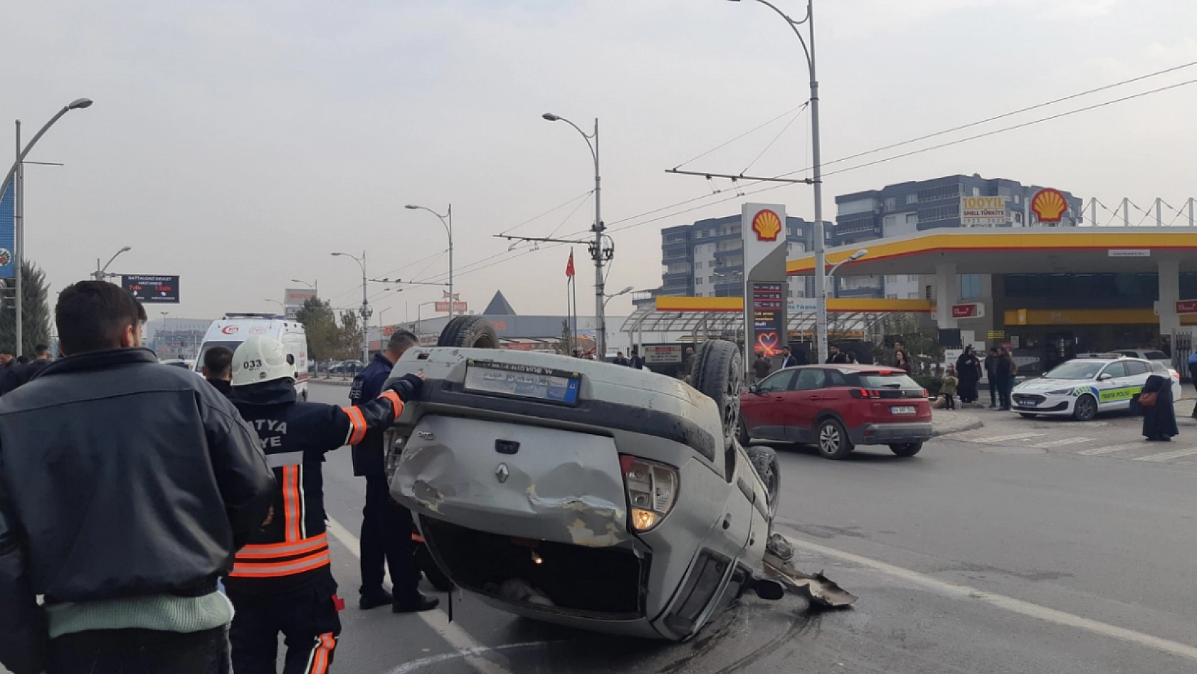 Malatya'da Feci Kaza: Araçlar Ters Döndü…