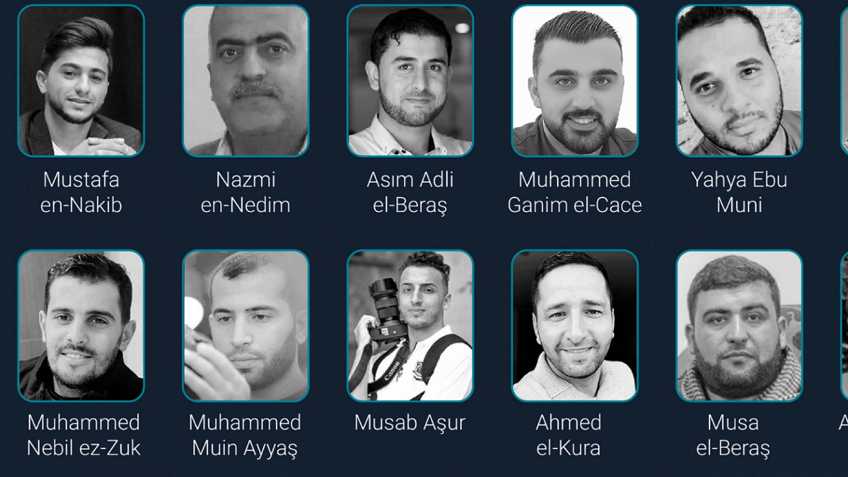 Gazze'ye saldırılarında 163 gazeteci hayatını kaybetti.