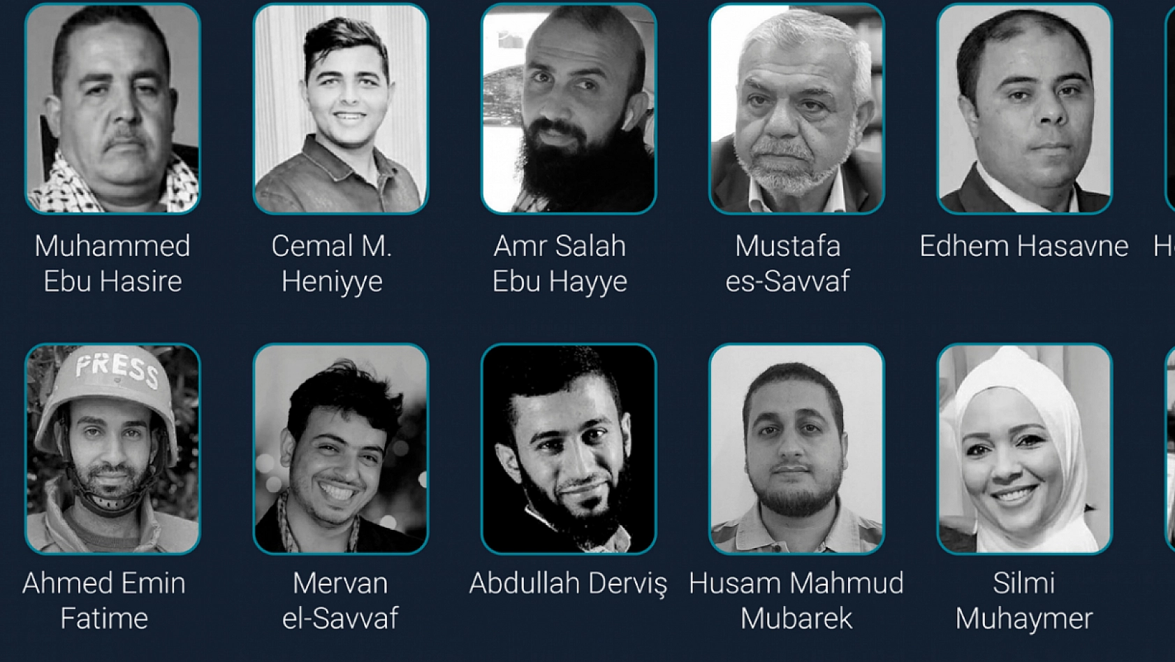 Gazze'ye saldırılarında 163 gazeteci hayatını kaybetti.