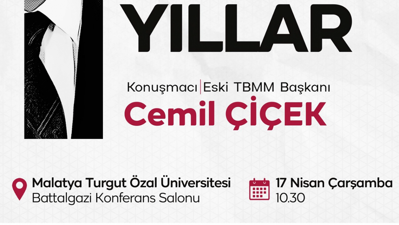 Malatya'da konferans verilecek..! 