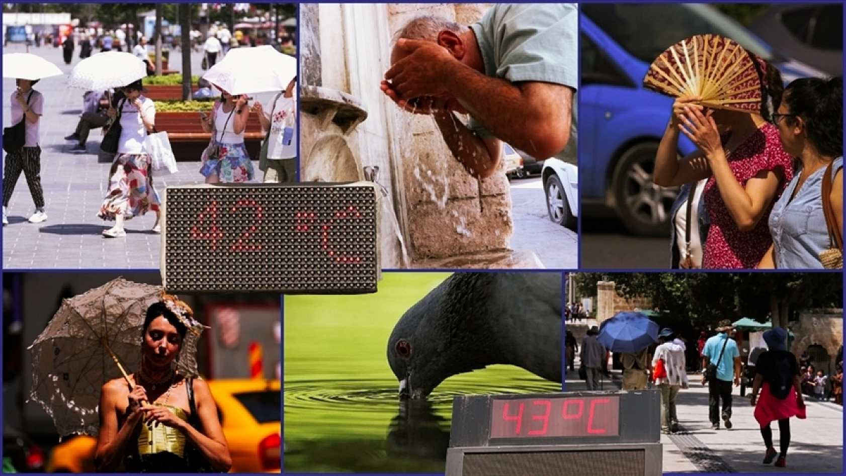 Meteoroloji Malatya'yı uyardı: Sıcaklıklar 40 dereceyi aşıyor| 11.00–16.00 arası dışarı çıkmayın!