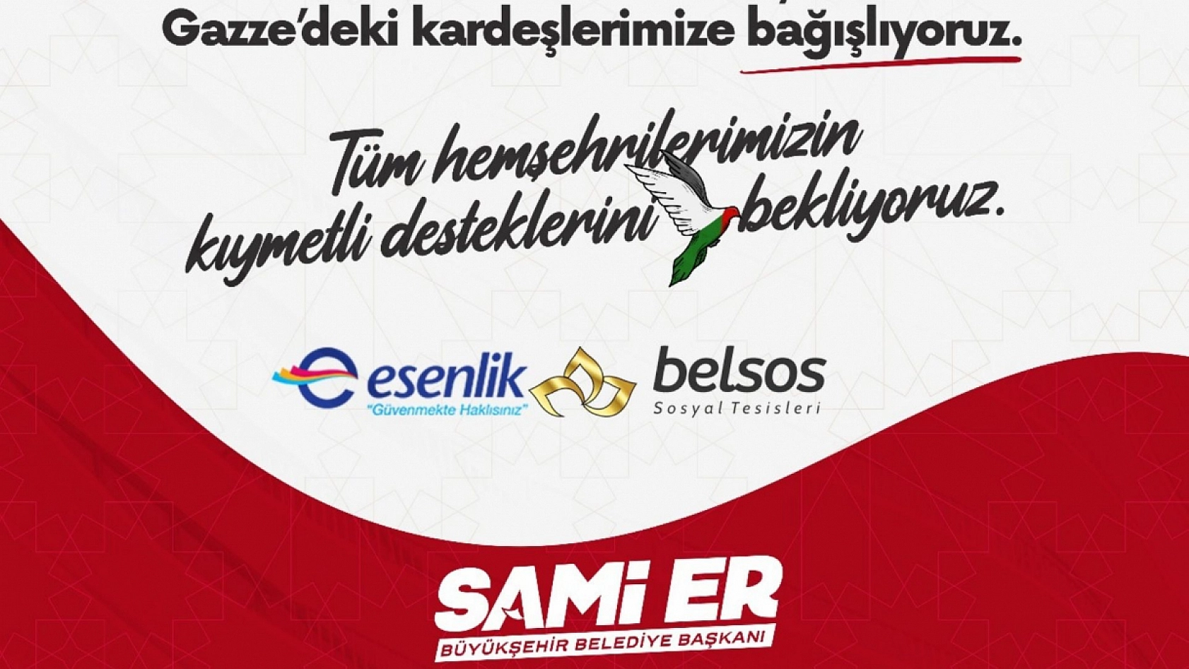 Büyükşehir'den Gazze'ye 11 Milyonluk Yardım: Başkan Er, Bir Maaşını Bağışlamıştı...