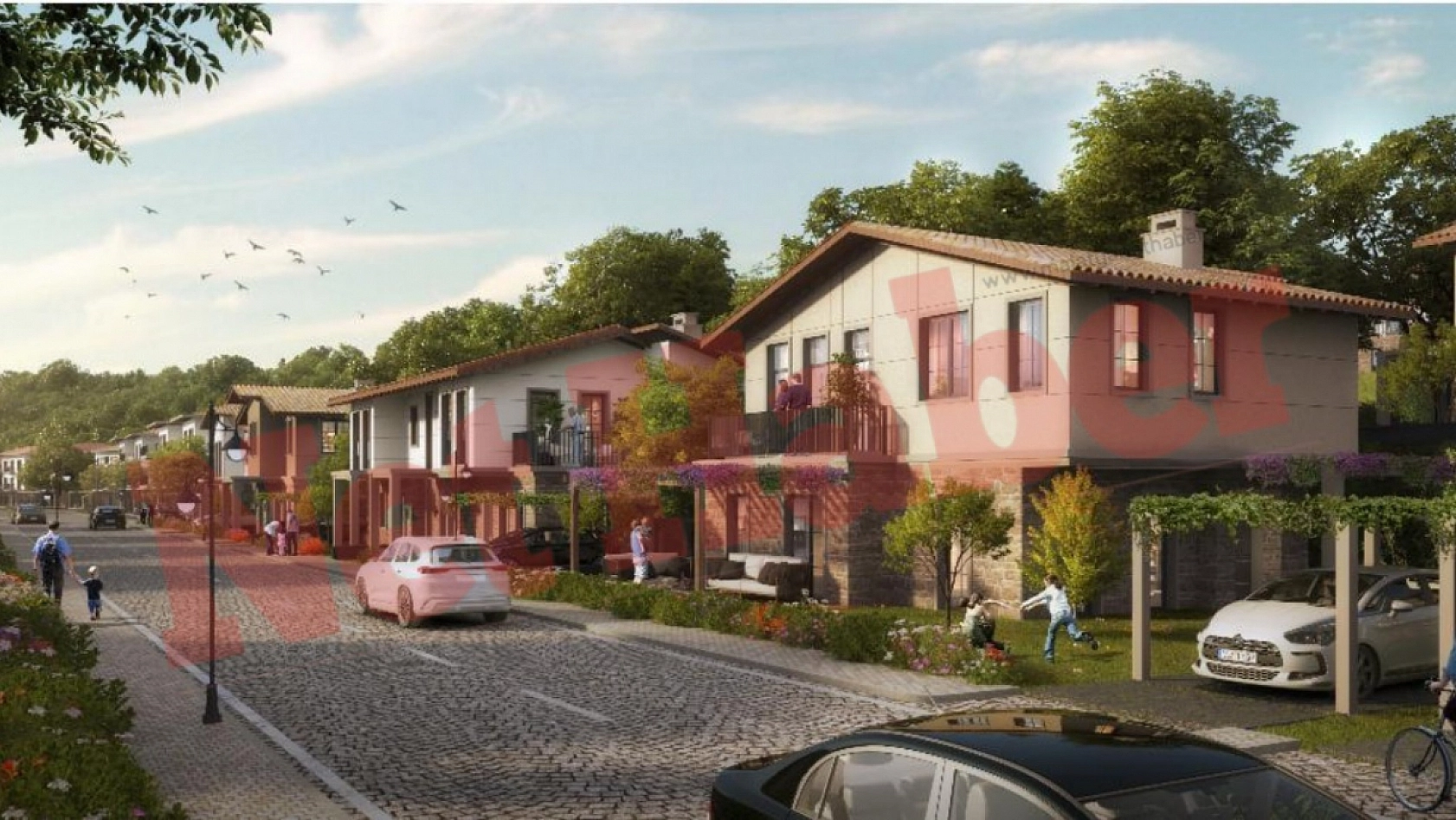 Deprem Sonrası Yeniden İnşa Edilecek Mahallenin Görselleri Yayınlandı