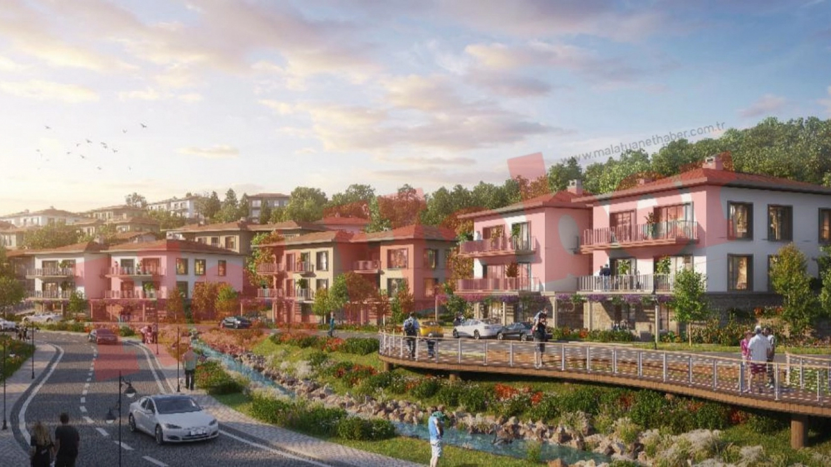 Deprem Sonrası Yeniden İnşa Edilecek Mahallenin Görselleri Yayınlandı