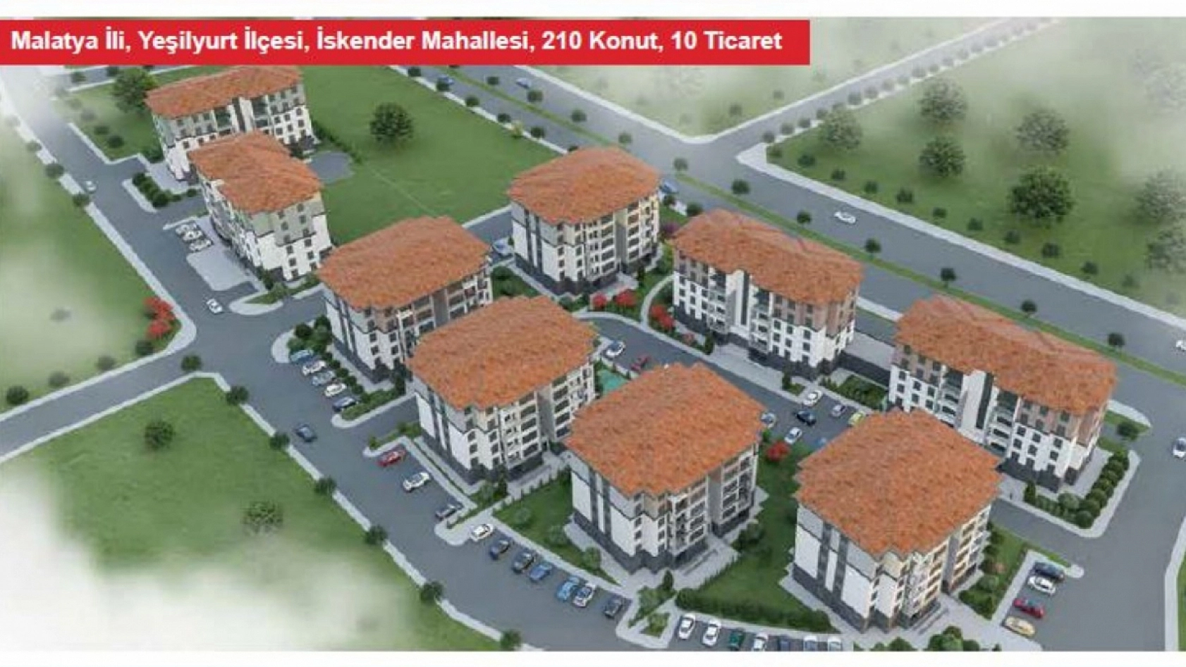 Malatya'ya 210 Yeni Konut! İşte Projenin Görsel ve Detayları!