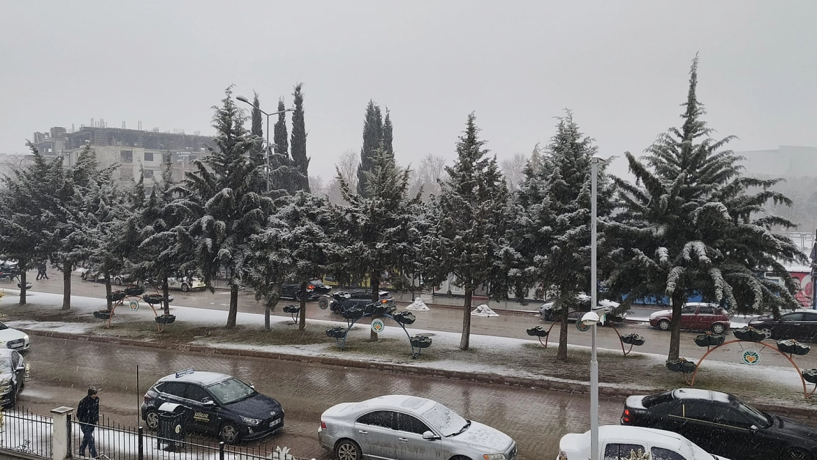 Malatya'da kar yağışı başladı