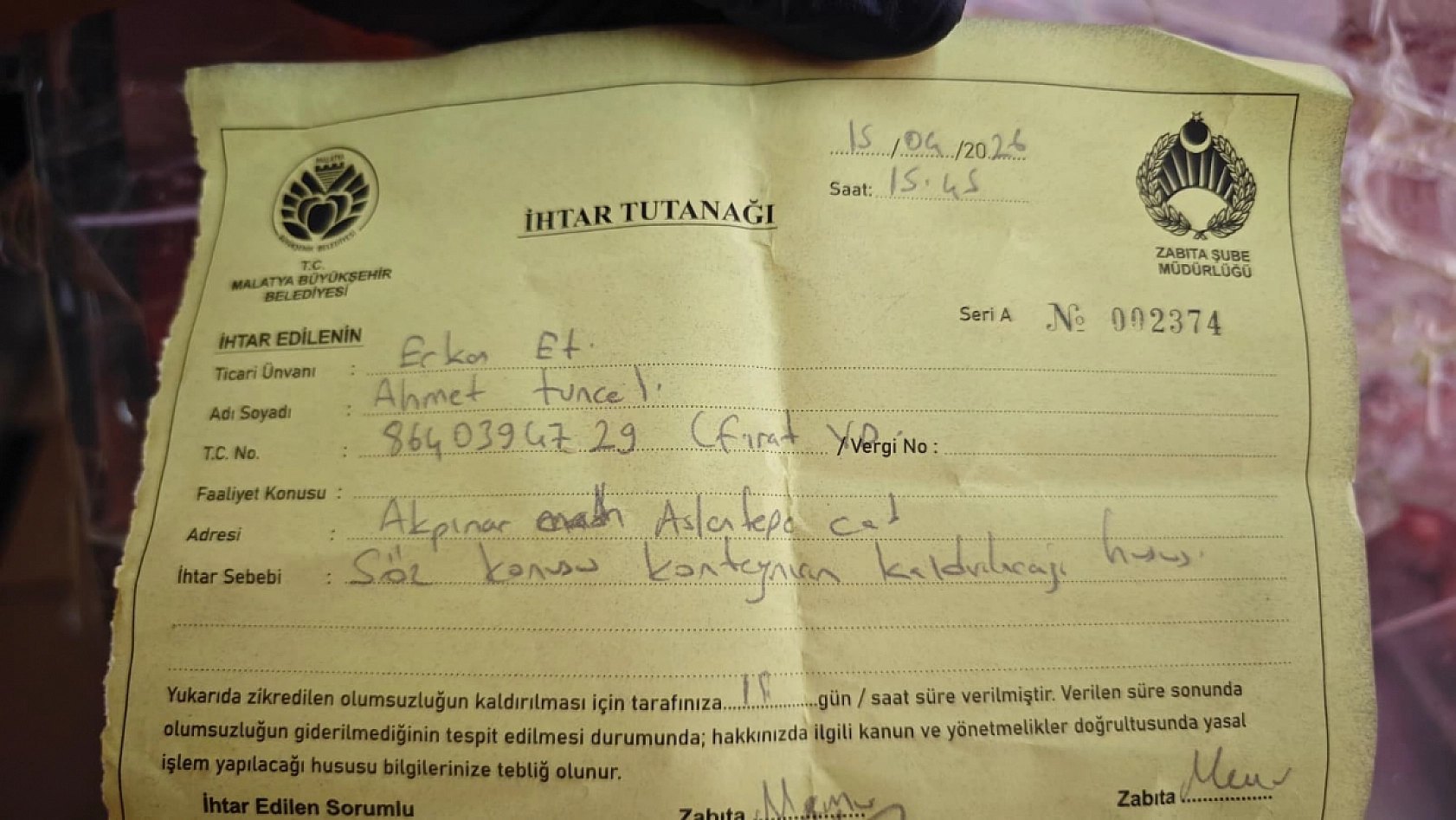 Anahtarını alamayan esnafa tahliye şoku!