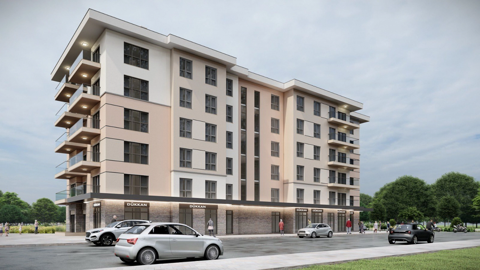 Malatya'da Bir Proje Daha Hazır: İşte Bin 316 Konut, 413 İş Yerinin Görselleri!