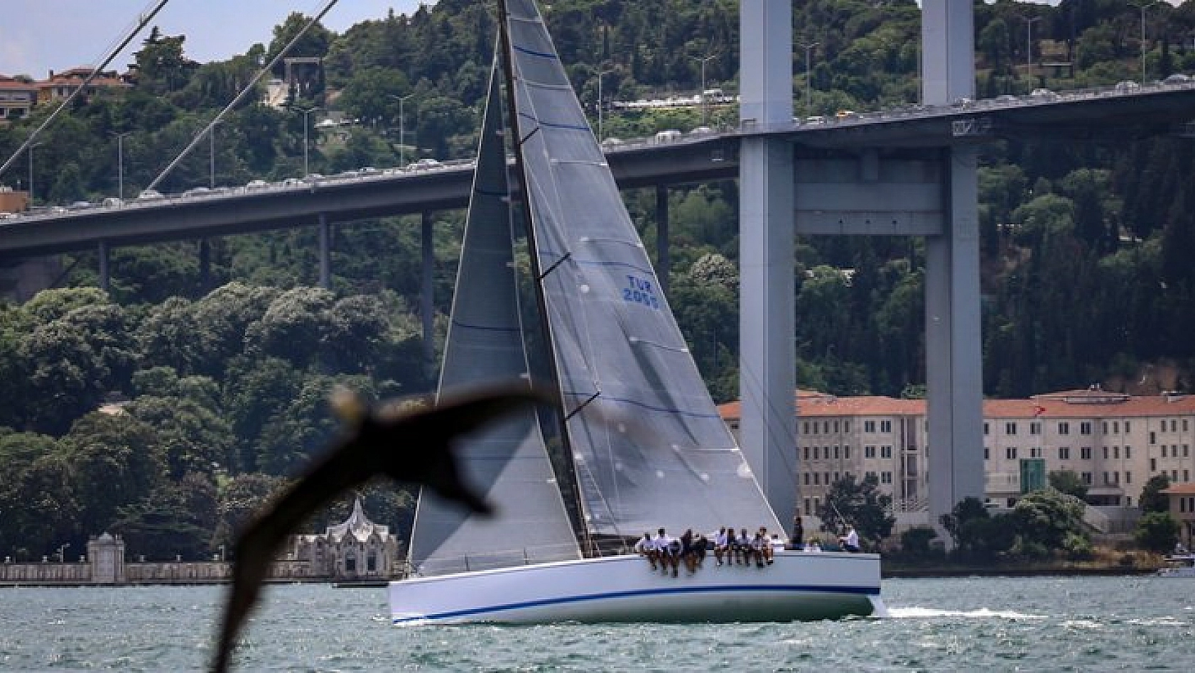 İstanbul Boğazı'nda yelken şöleni