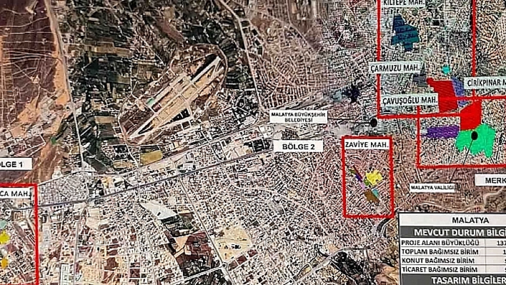 Malatya'da Merkez Projelerinde Detaylar Belli Oldu...! İşte Mahalle Mahalle İhalesi Tamamlanan Bölgeler...