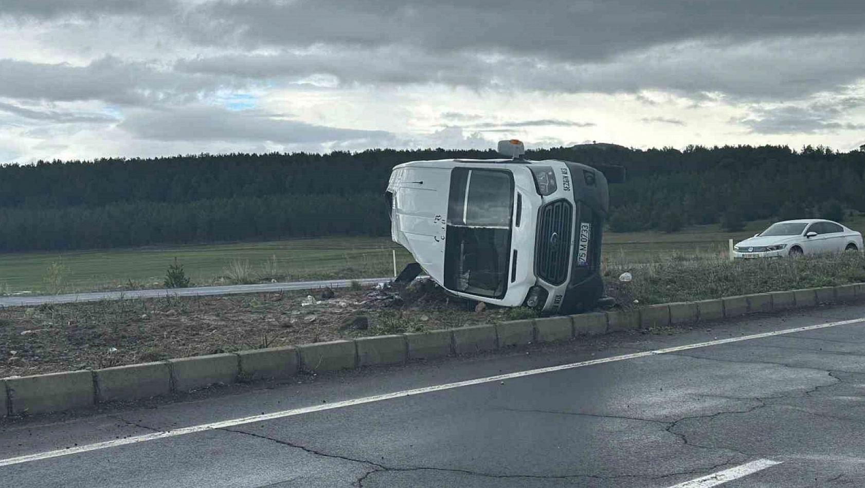 Ardahan'da trafik kazasında can pazarı yaşandı