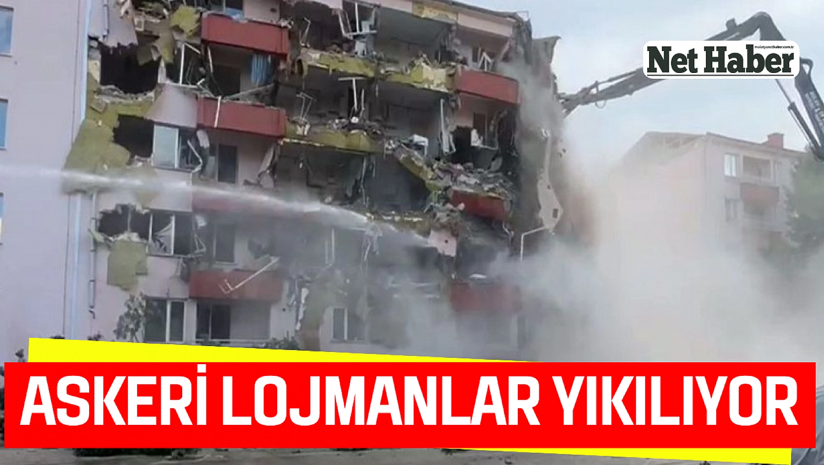 Askeri lojmanlar yıkılıyor