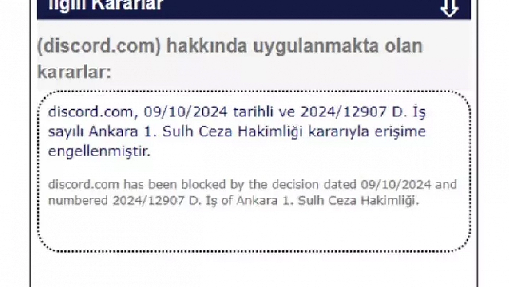 Bakan Açıkladı! Discord'a Erişim Engeli Getirildi..!