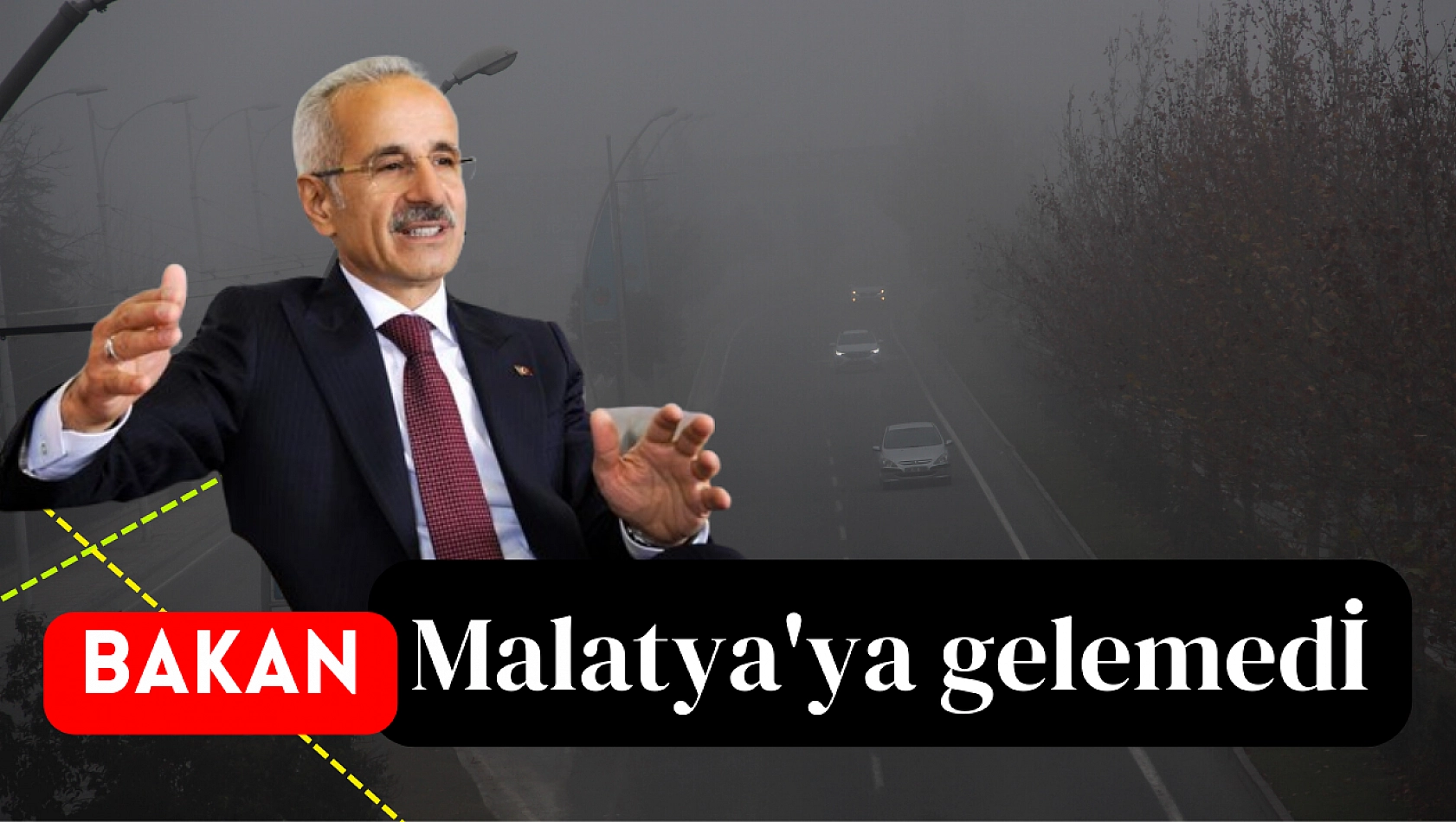 Bakan Malatya'ya gelemedi