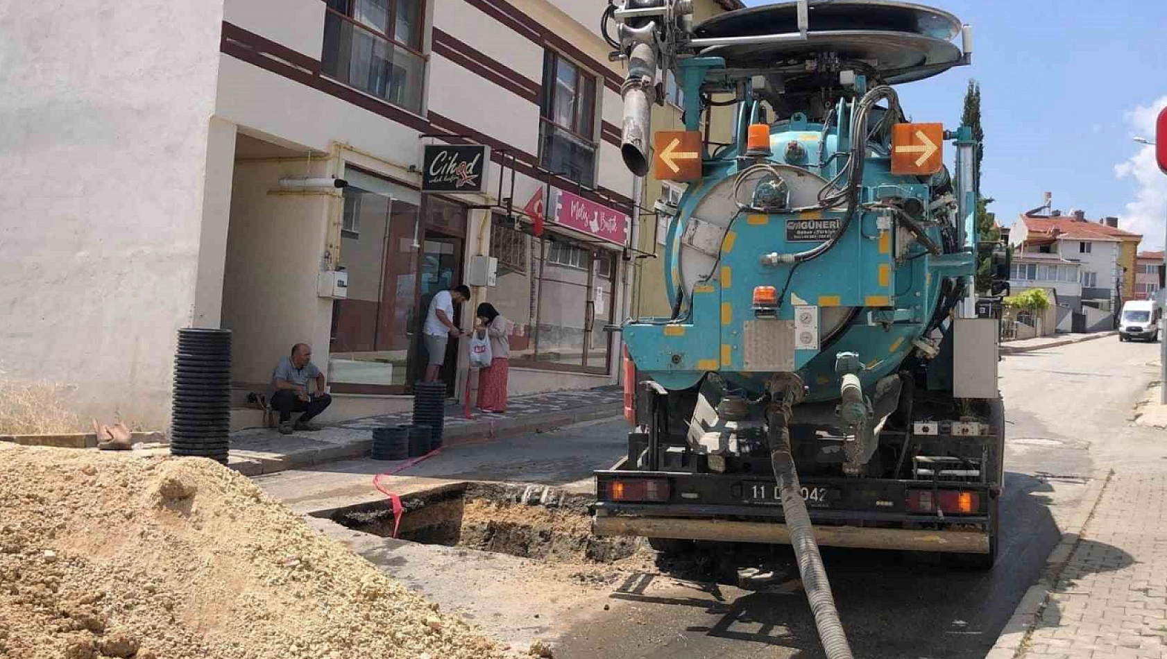 Bozüyük'te yağmur suyu hatları yenileniyor