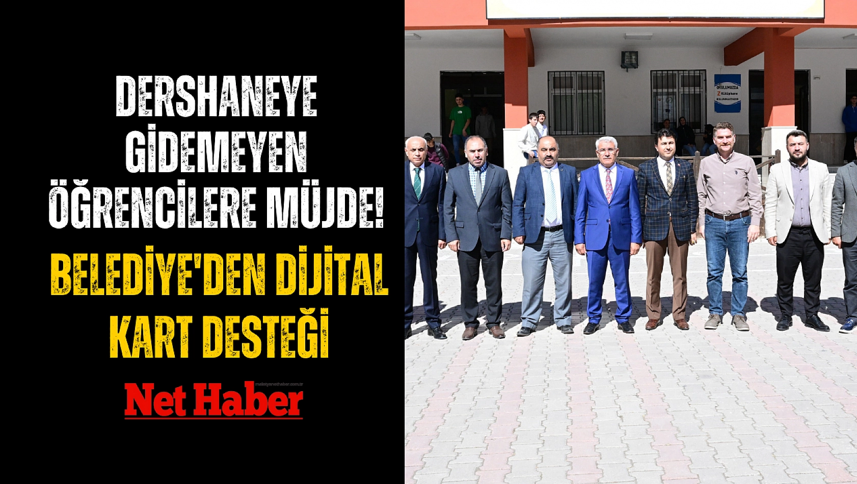 Dershaneye gidemeyen öğrencilere müjde!  Belediye'den dijital kart desteği