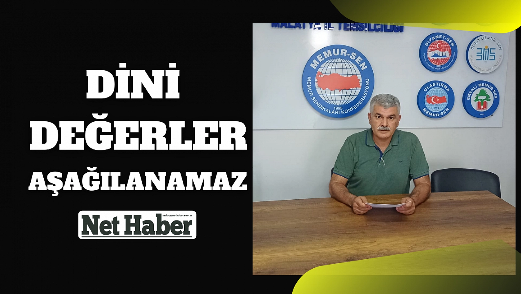 Dini değerler aşağılanamaz