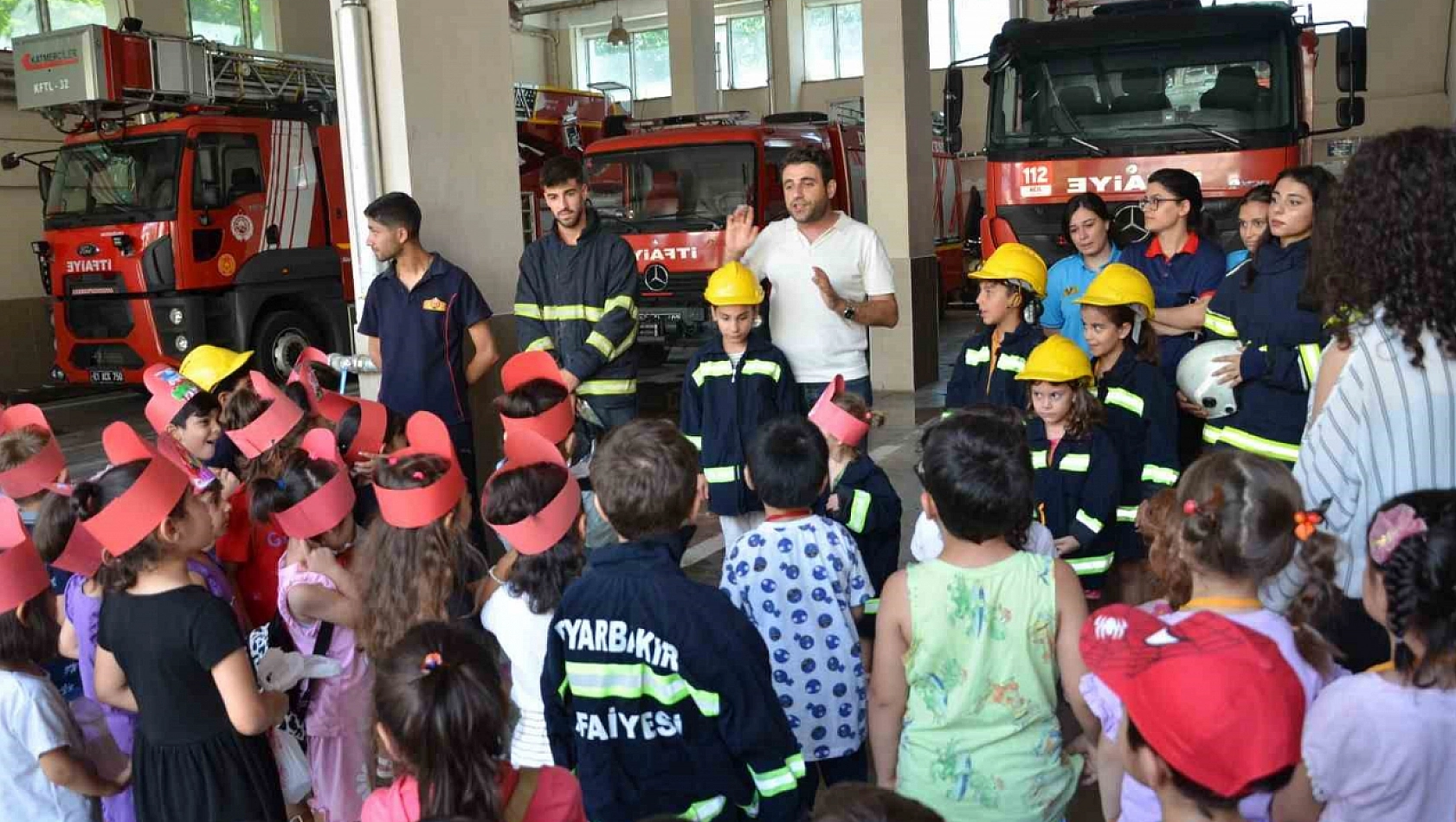 İtfaiye çocuklara eğitim verdi!