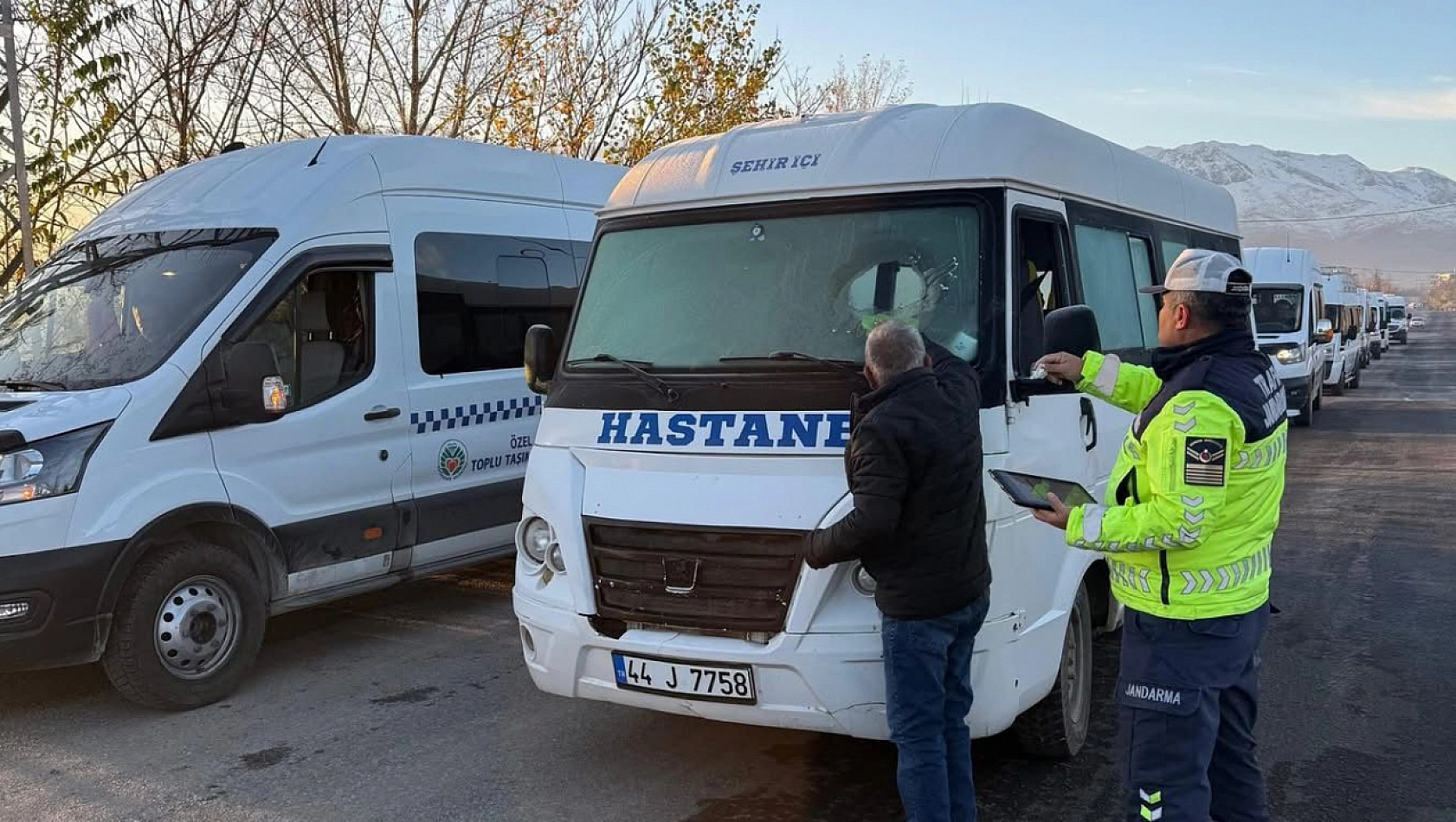 Malatya'da Kış Lastiği Denetimi: 3 Sürücüye Ceza