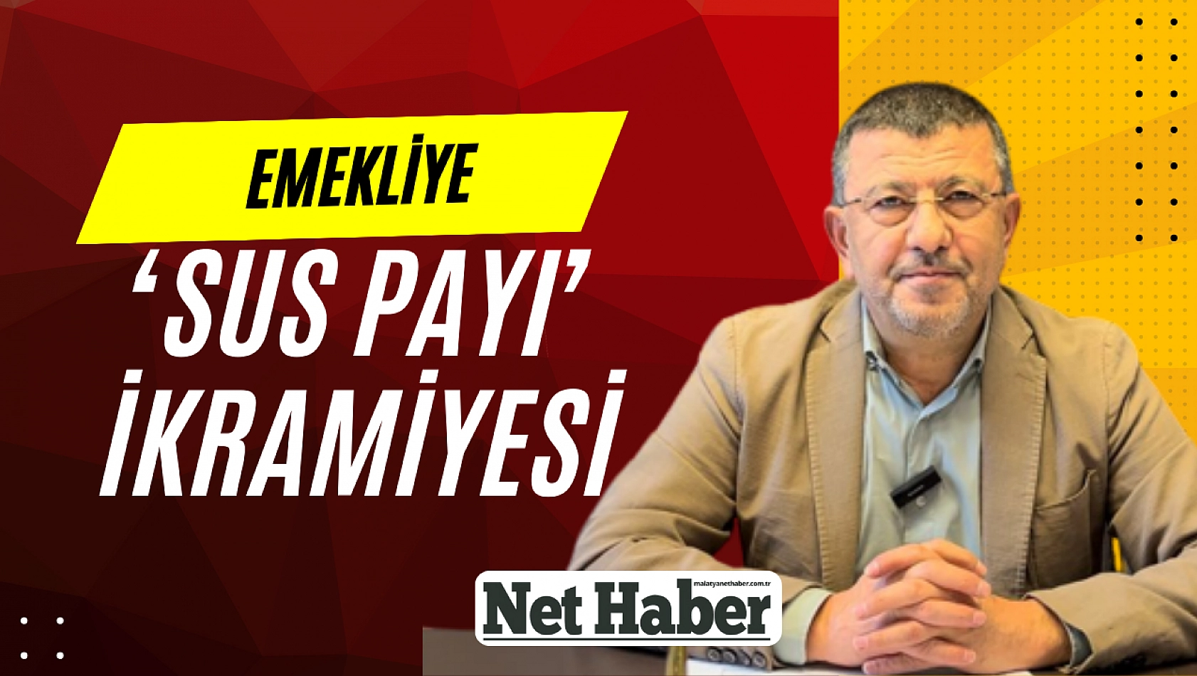 Emekliye 'sus payı' ikramiyesi