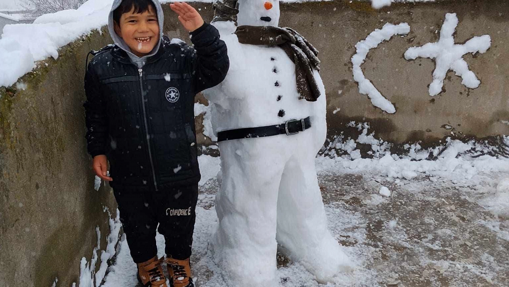 En güzel kardan adamı seçildi