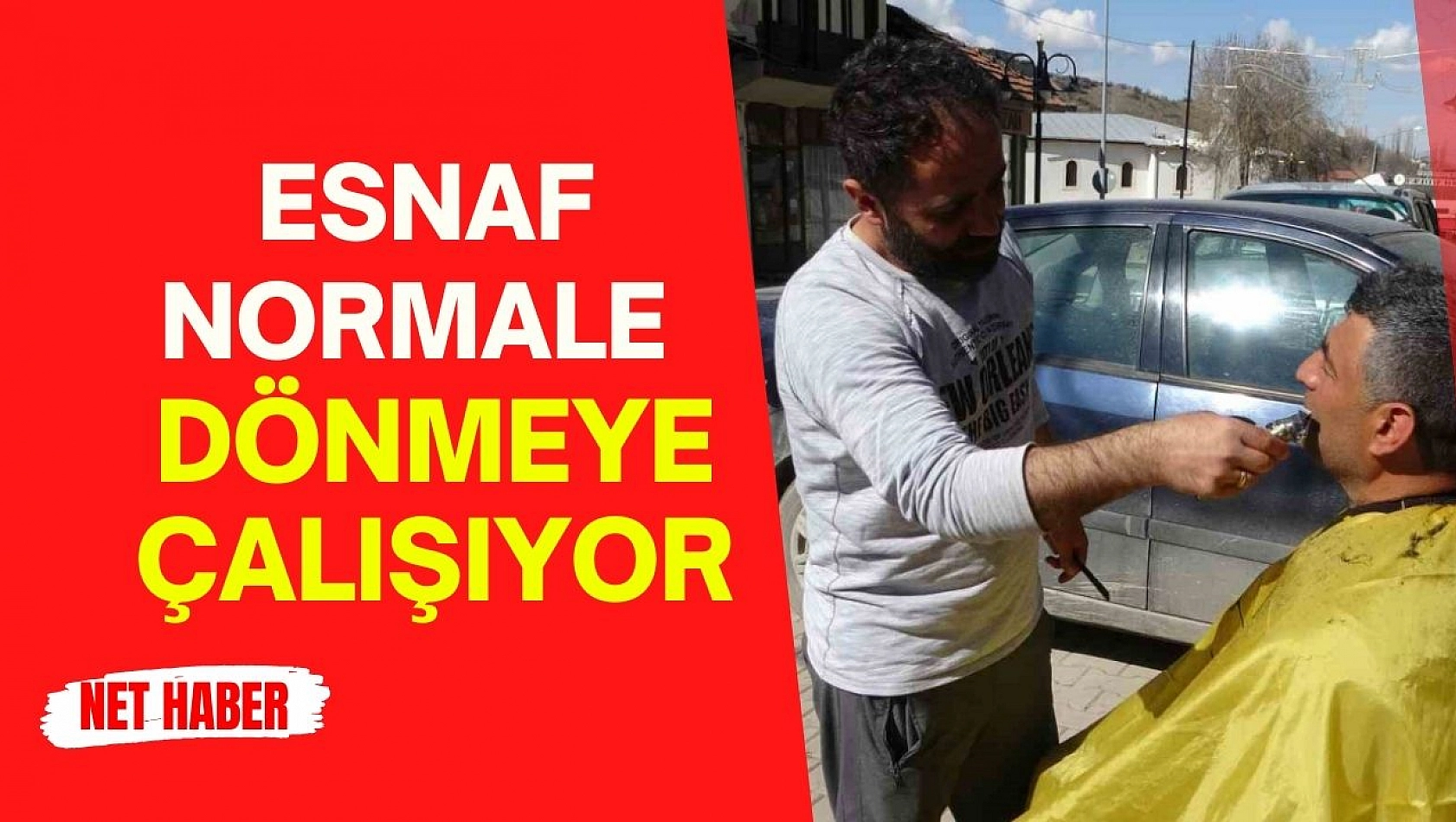 Esnaf normale dönmeye çalışıyor