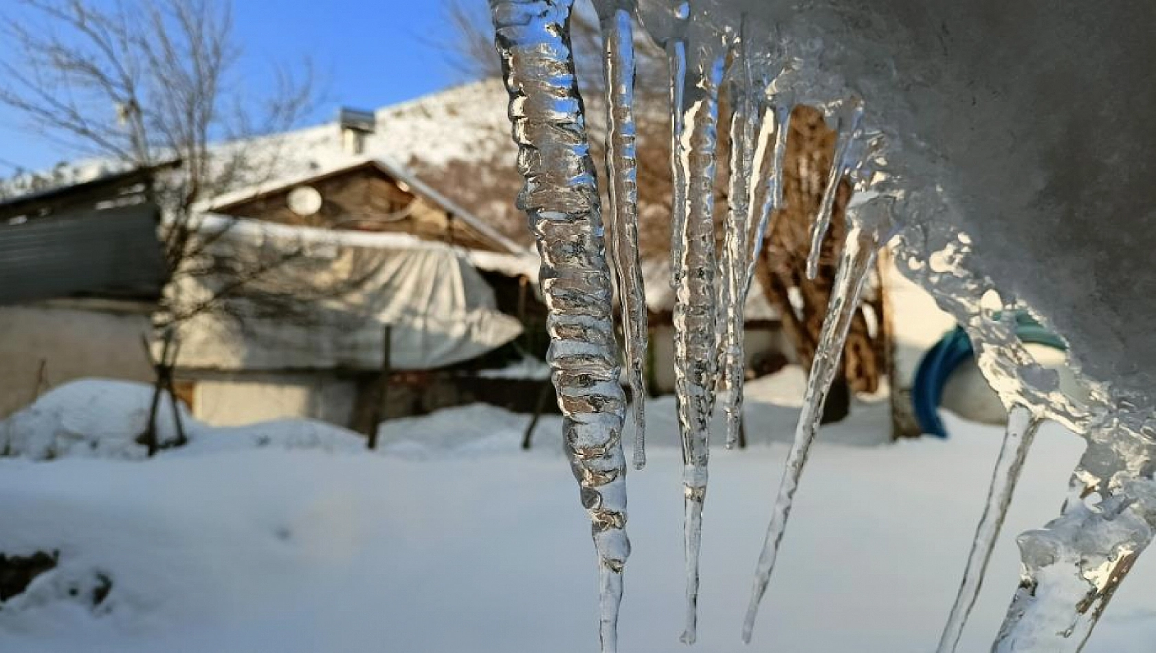 Malatya'da Karlı Yaşam Dronla Görüntülendi!