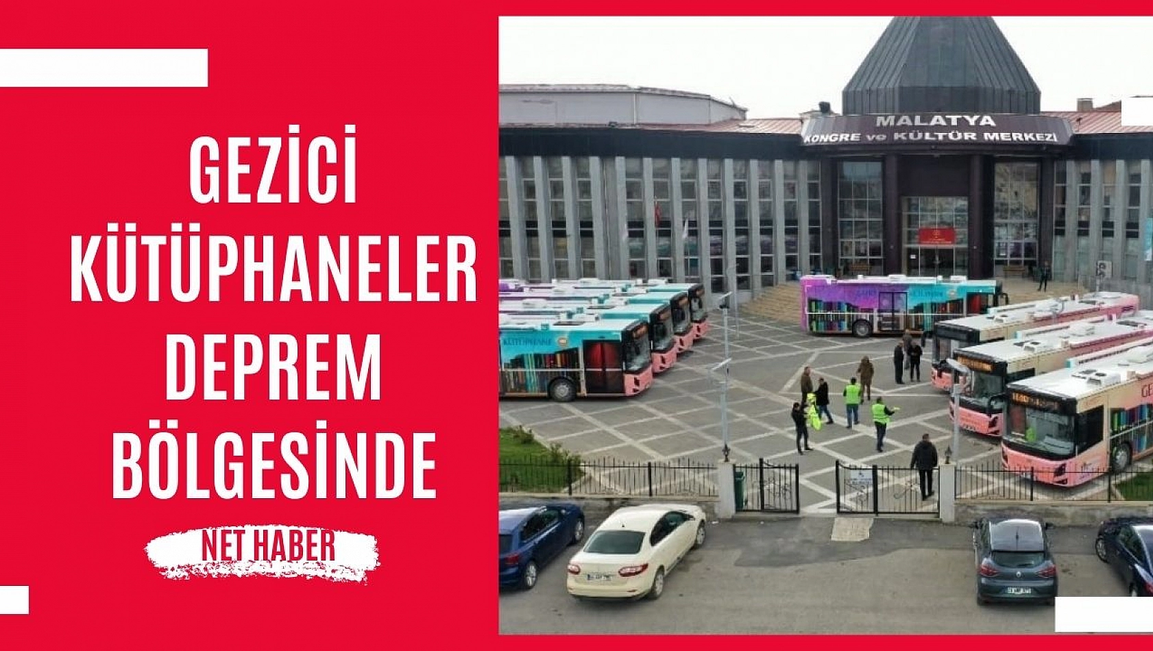 Gezici kütüphaneler deprem bölgesinde