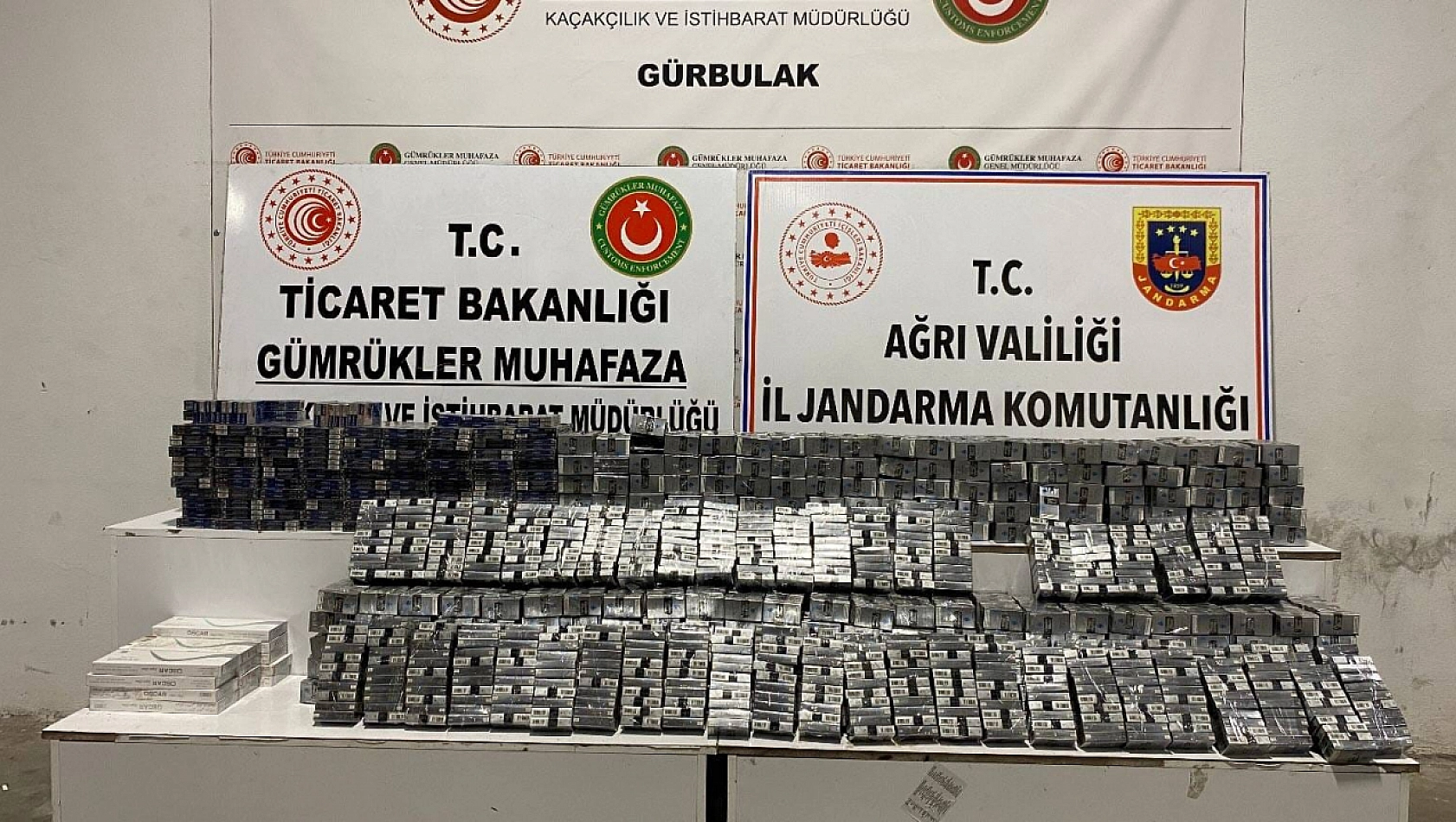 Gürbulak Gümrük Kapısı'nda Kaçak Sigara Yakalandı!