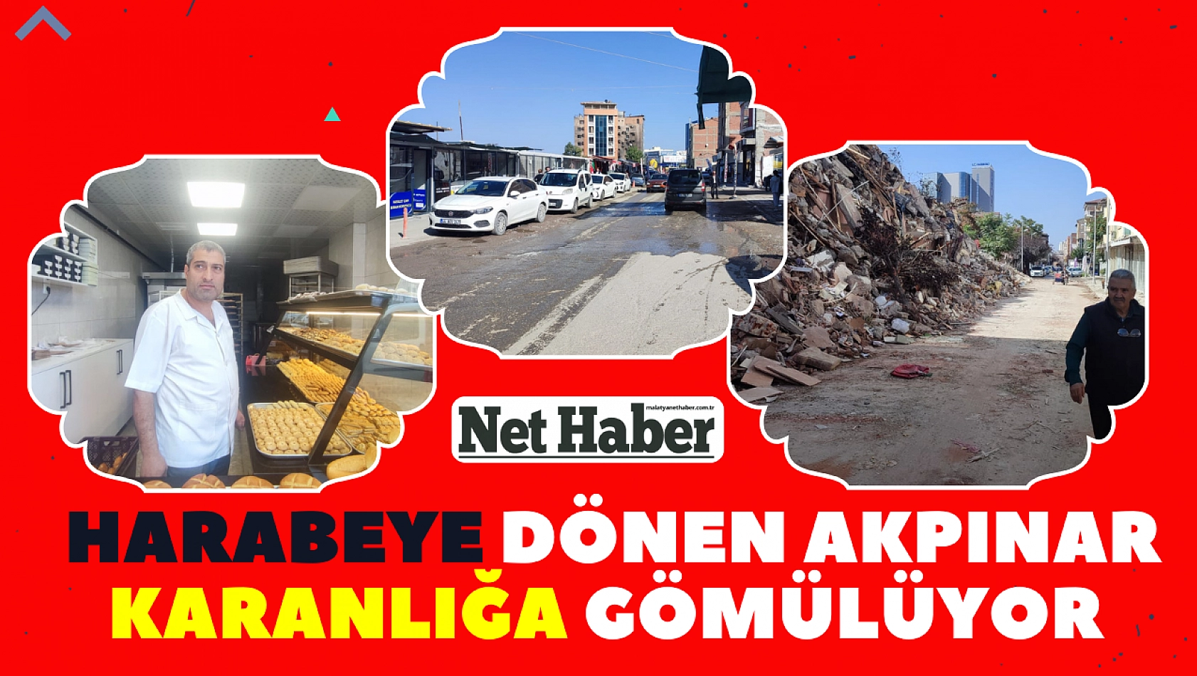 Harabeye dönen Akpınar karanlığa gömülüyor