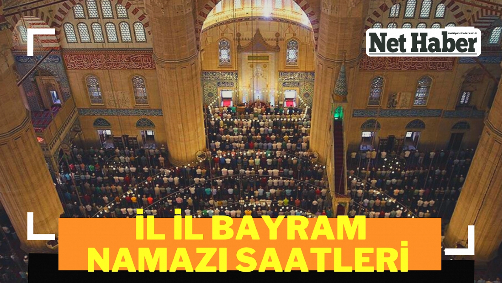 İl il bayram namazı saatleri