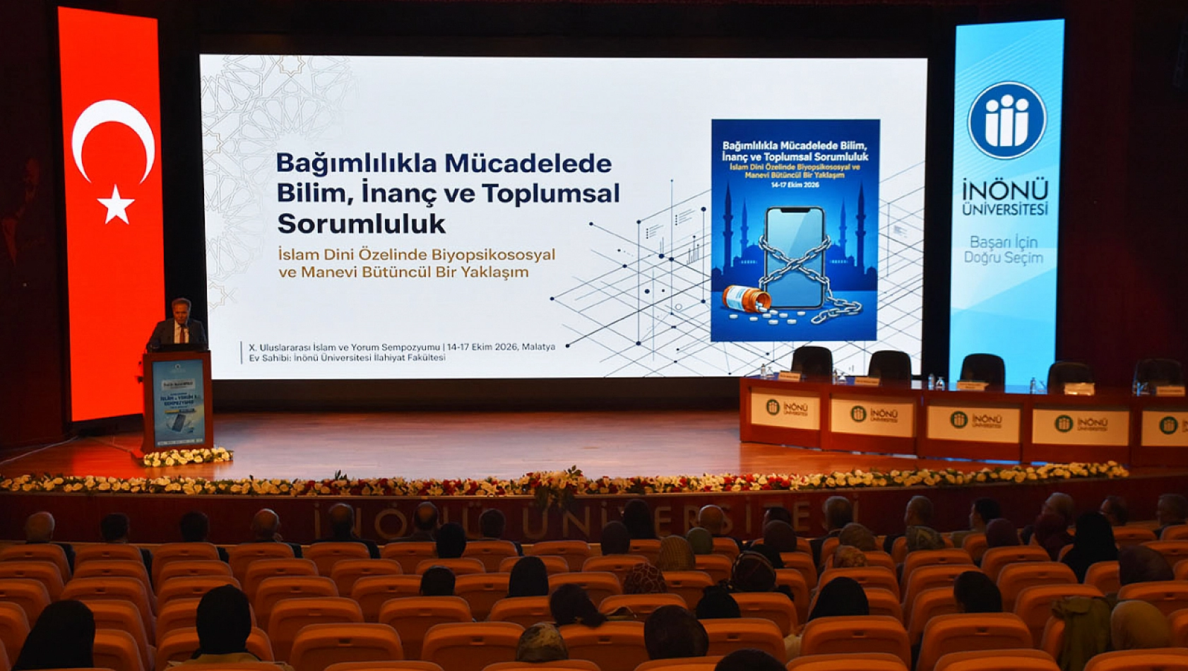 İnönü Üniversitesinde bağımlılıkla mücadelenin manevi boyutu ele alınıyor