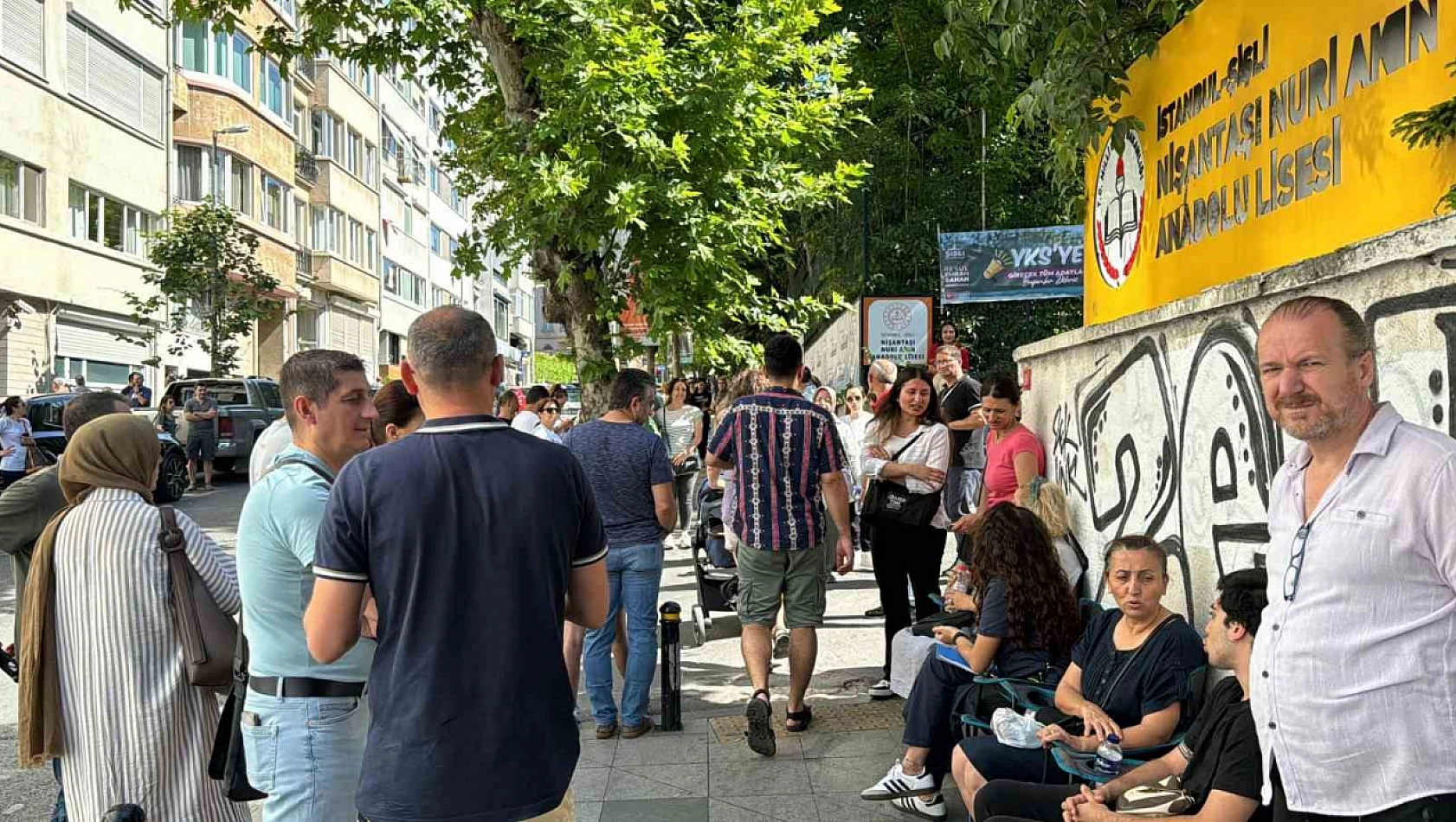 İstanbul'da geç kalan öğrenciler alınmadı