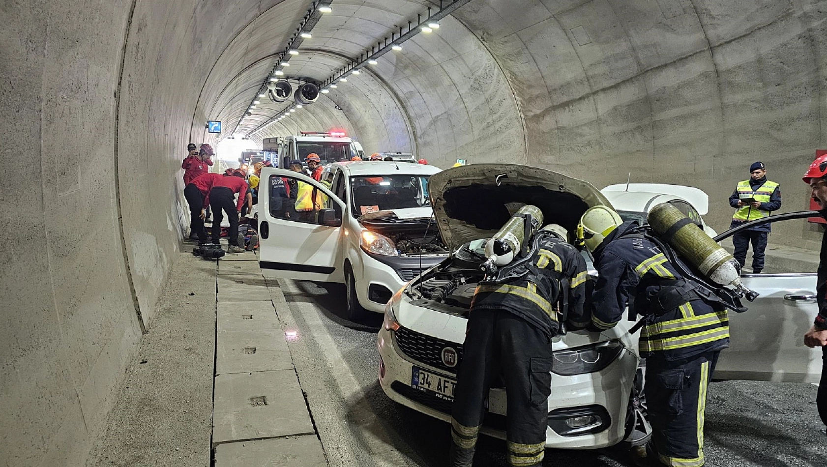 Kahramanmaraş'ta trafik kazası tatbikatı yapıldı