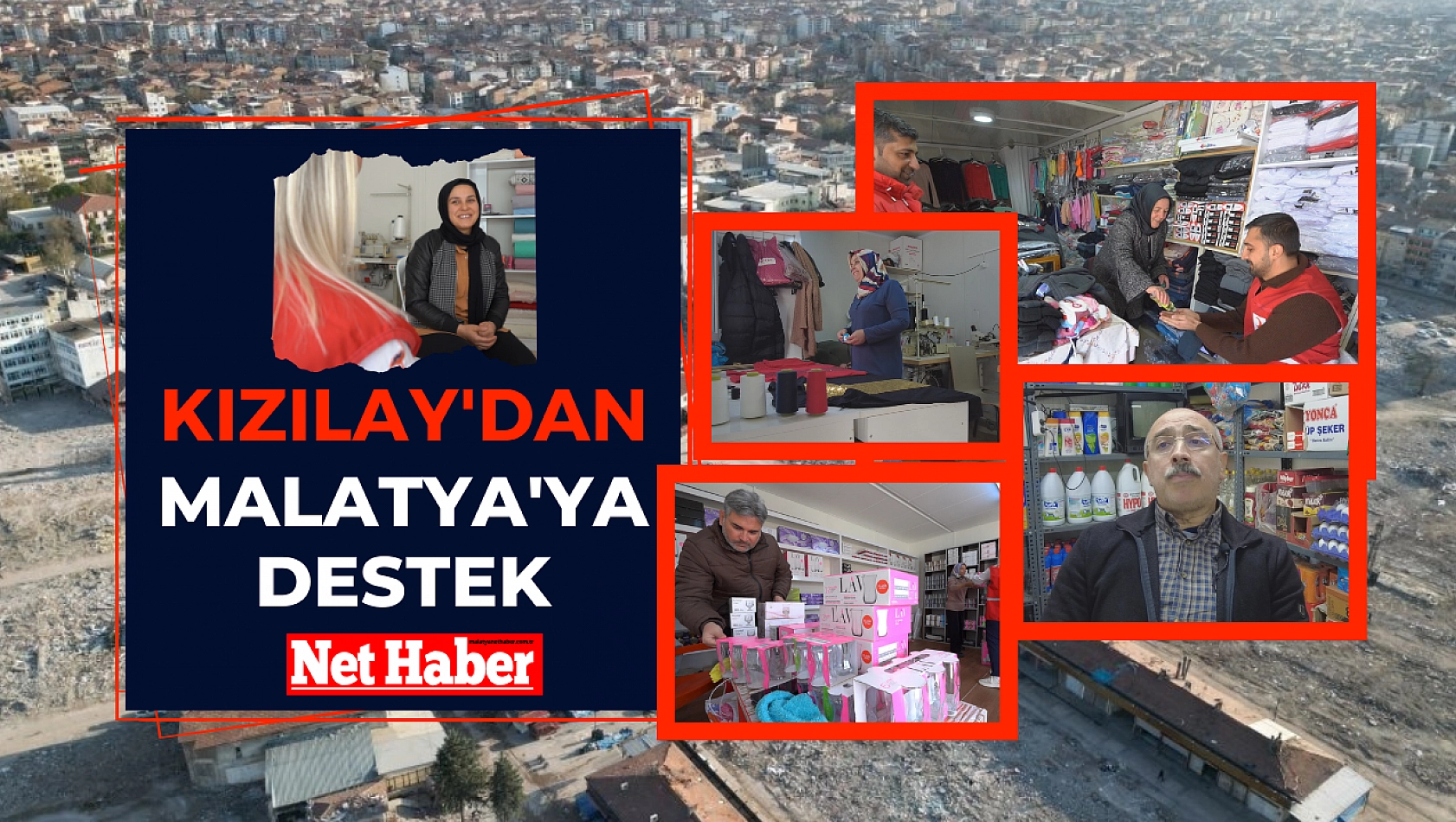 Kızılay'dan Malatya'ya destek