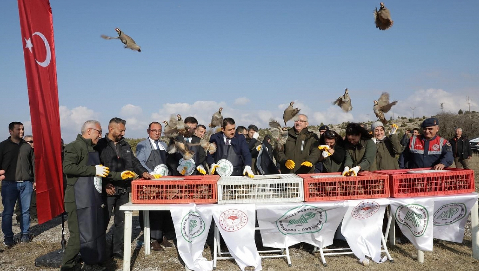 Kütahya'da yaban hayatına destek