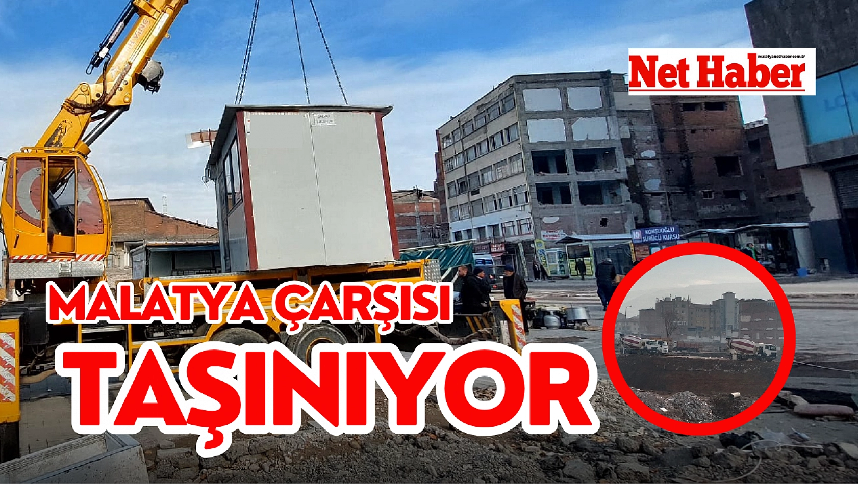 Malatya çarşısı taşınıyor