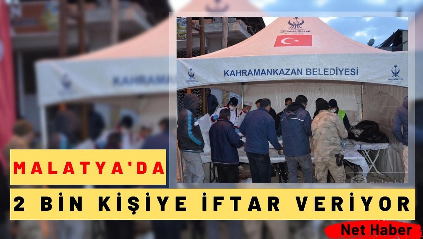 2 bin kişiye iftar veriliyor