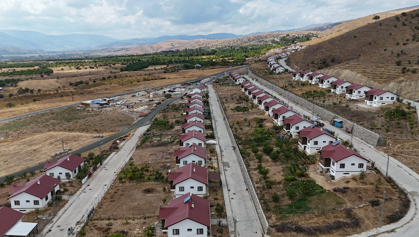 Malatya'da 2 İlçesinde 6 Ayda Villa Tipi Evler Yapıldı...