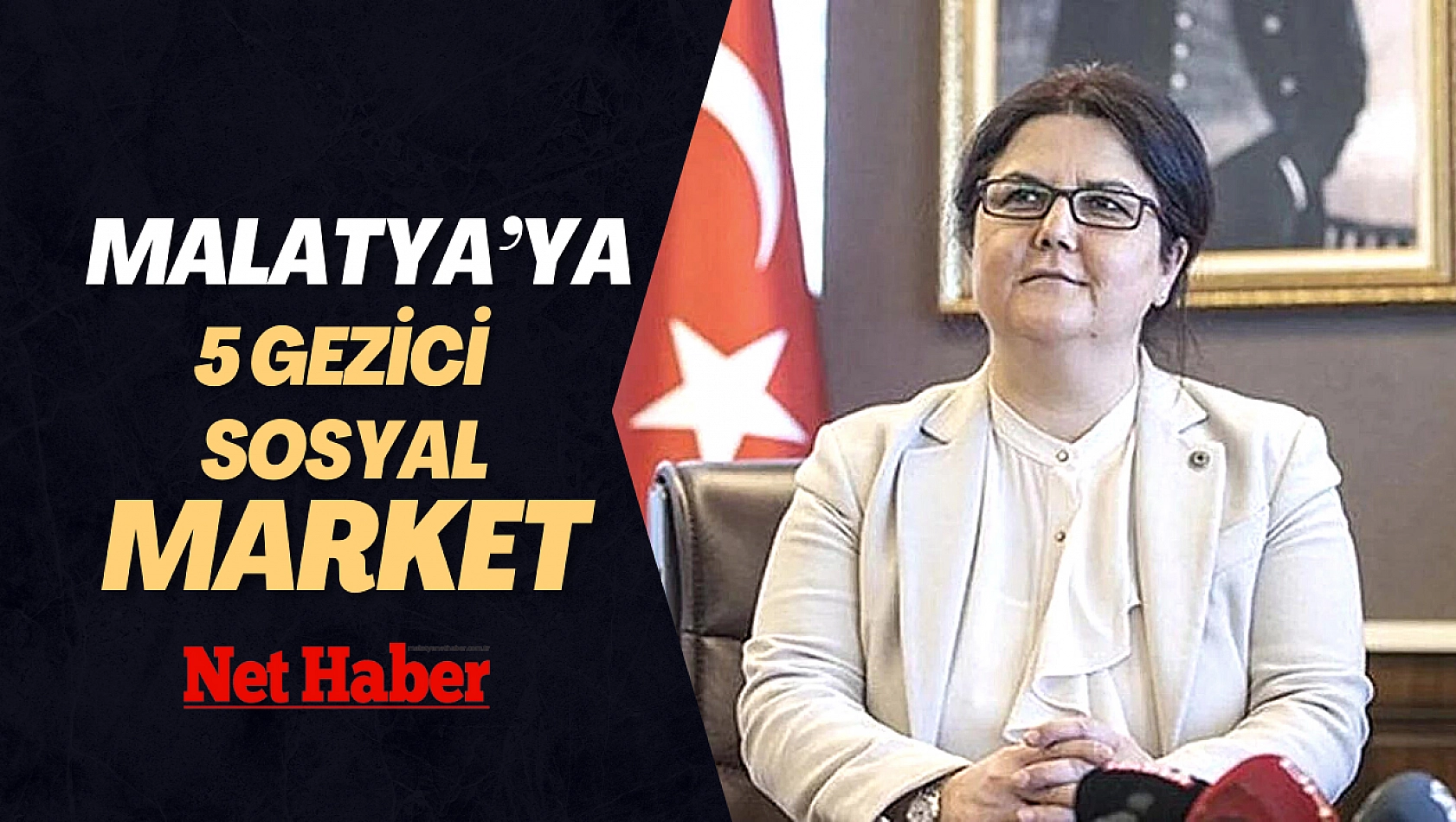 Malatya'ya 5 gezici sosyal market 