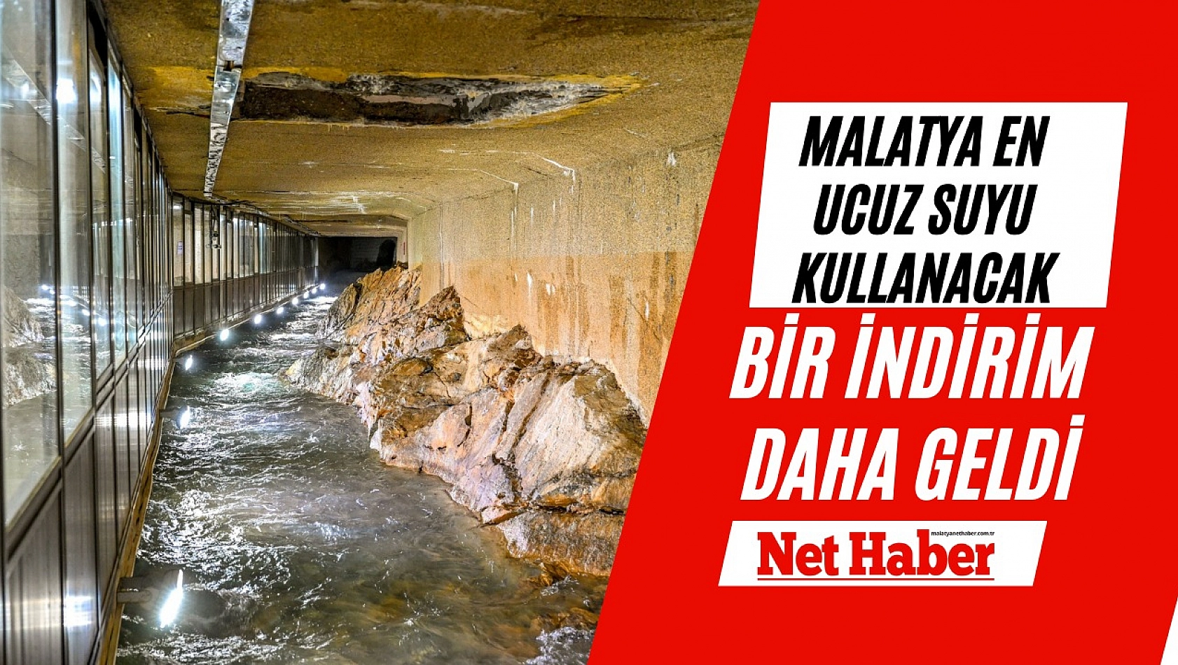 Malatya'da bir indirim de suya